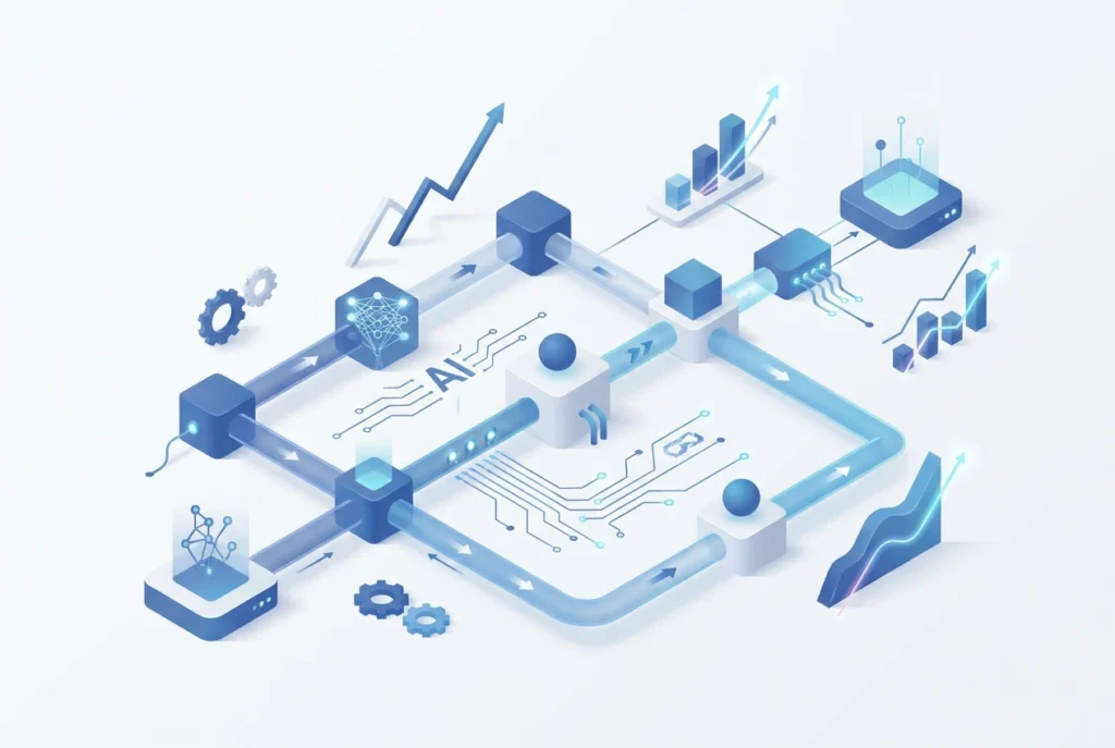 خبراء Lo-ol.AI يطبقون هندسة تدفق القيمة بالذكاء الاصطناعي لتحسين الأداء التشغيلي وتبسيط العمليات.